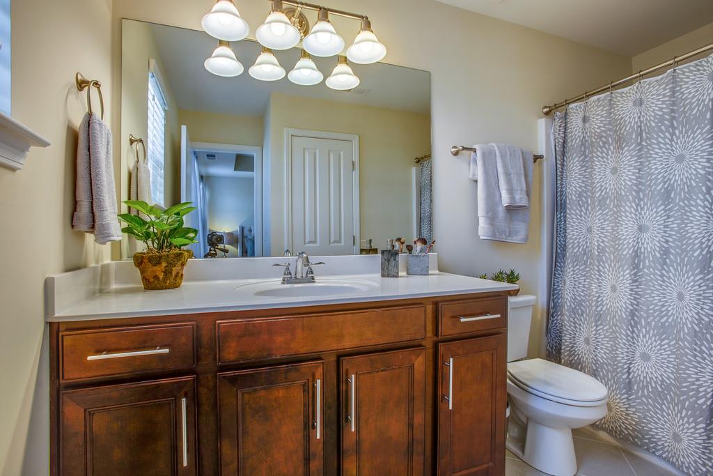 2046 Hemlock Drive Spring Hill, TN 37174 - Photo 17 of 28 a bathroom with a sink vanity mirror and toilet