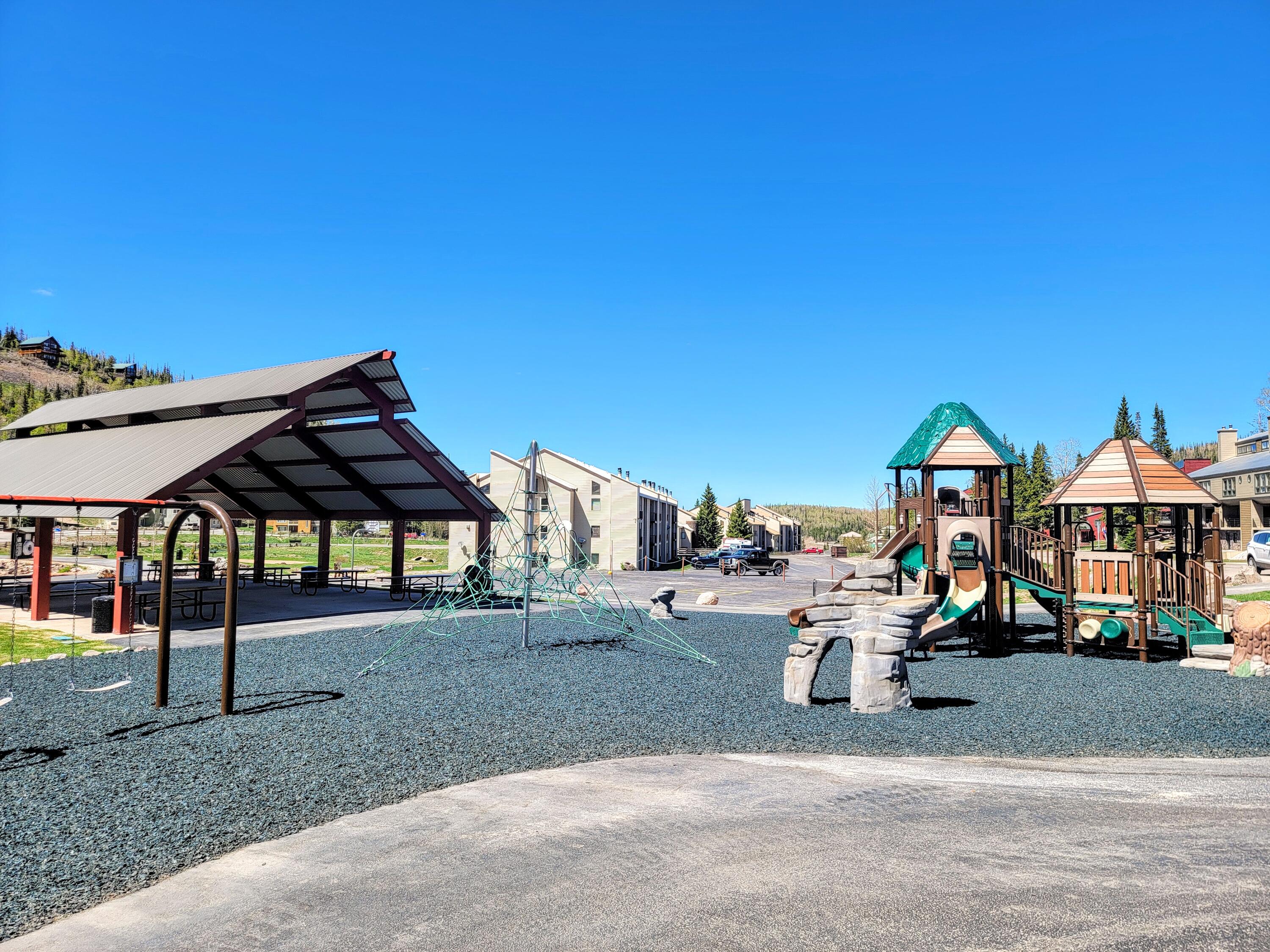 385 South Vasels Road, Unit 16 Brian Head, UT 84719 - Photo 32 of 40 Town park, games , pavilion