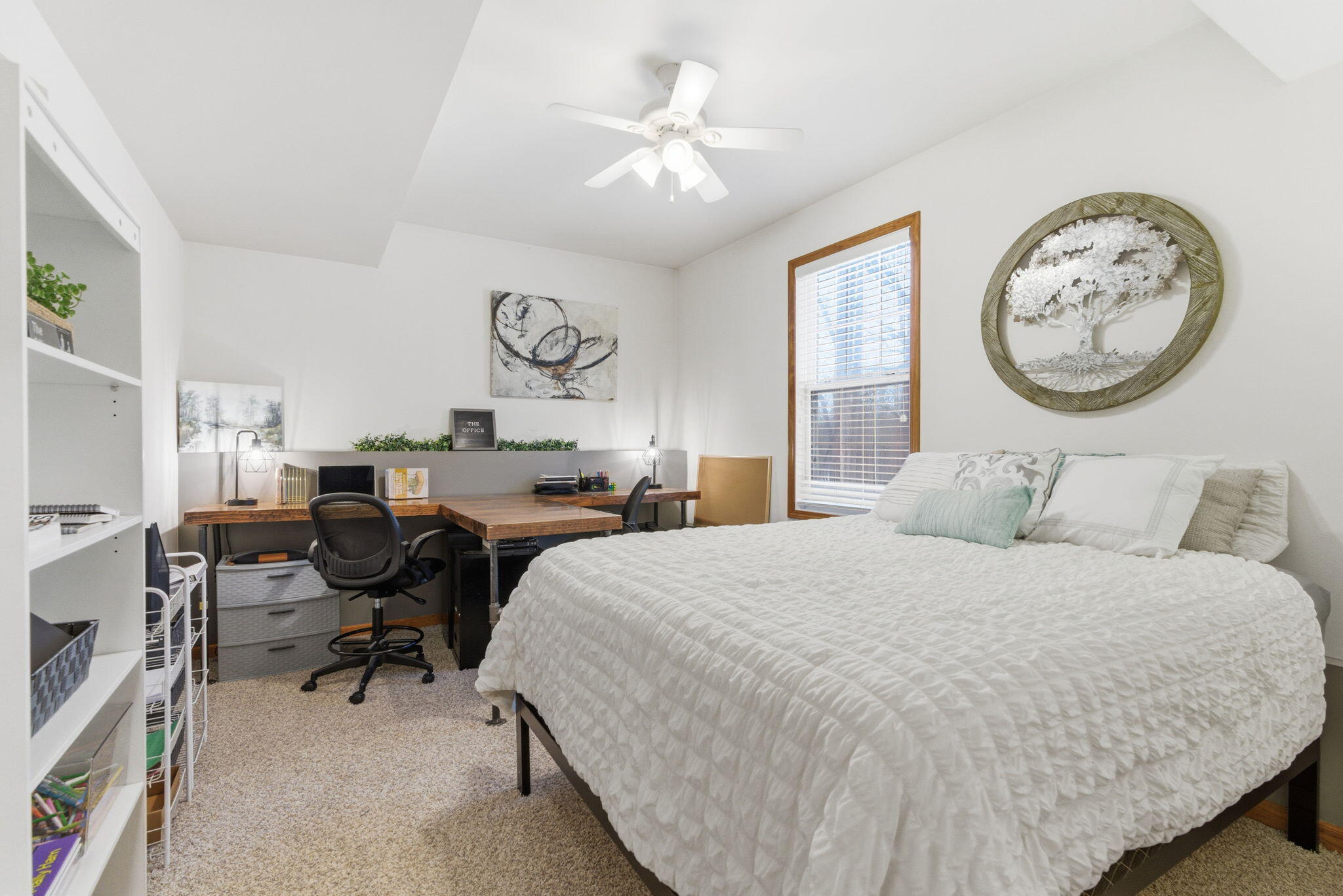 2726 North Goldring Road La Porte, IN 46350 - Photo 18 of 34 a bedroom with a bed and a chair in it