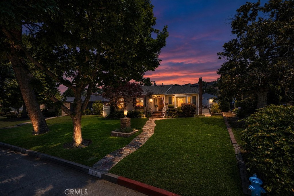 5456 Cadbury Road Whittier, CA 90601 - Photo 45 of 67 a view of a yard with plants and trees
