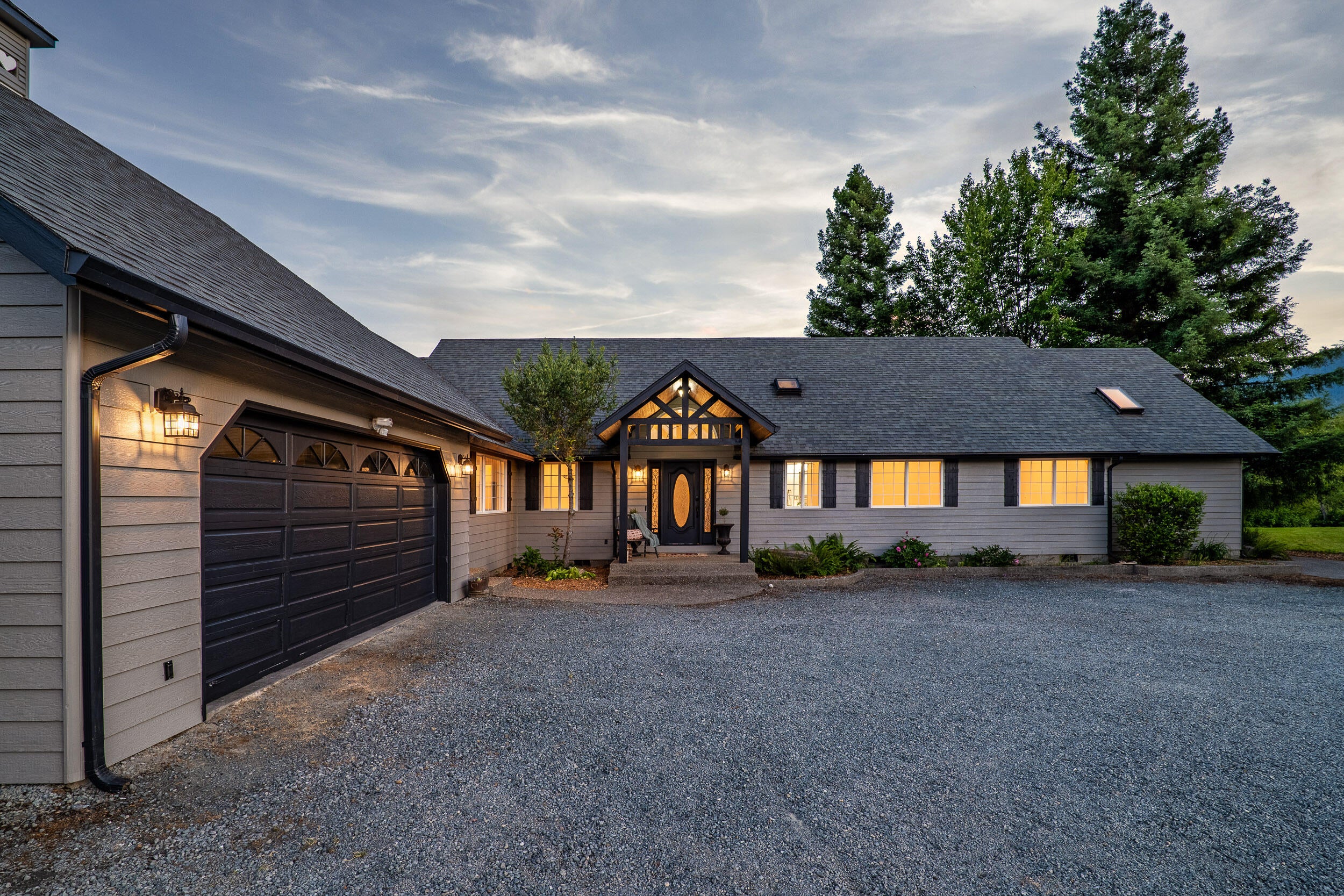 Front of the Home at Twilight