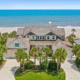 a view of a city with an ocean view