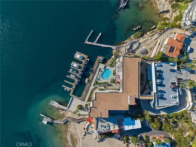 a view of ocean with boats