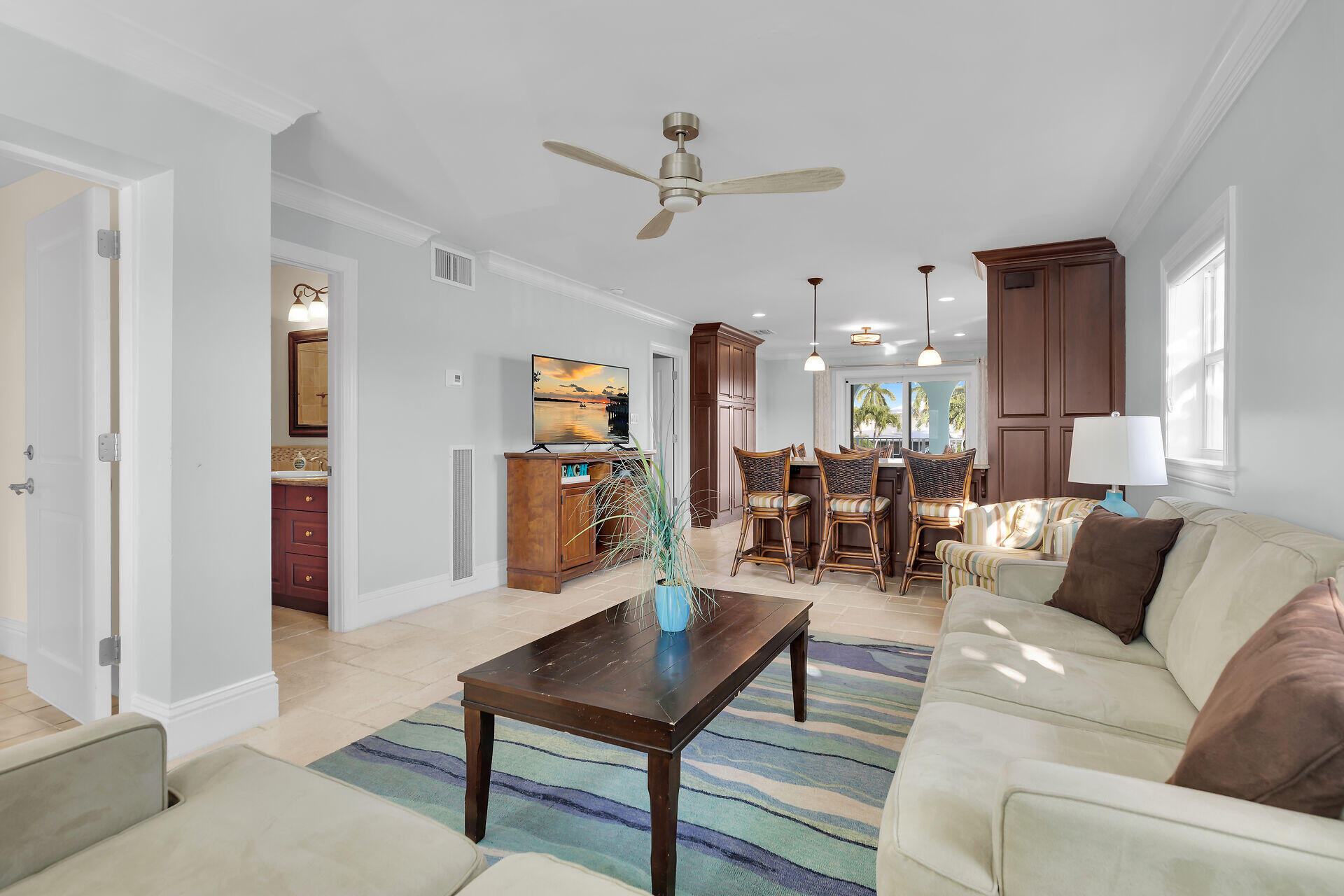 580-590 10th Street Key Colony Beach, FL 33051 - Photo 47 of 75 a living room with furniture and a table