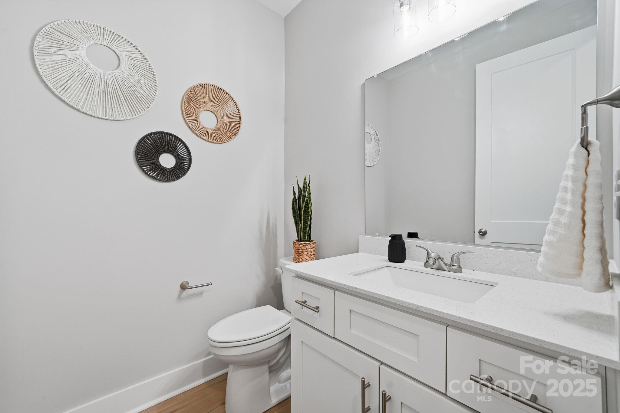 295 Mainsail Road Salisbury, NC 28146 - Photo 31 of 42 a bathroom with a sink vanity and toilet