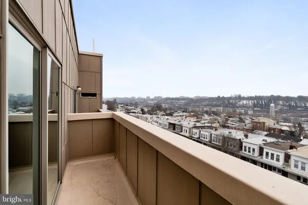 a view of a balcony