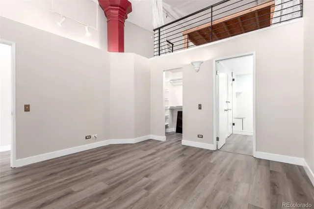 a view of an empty room