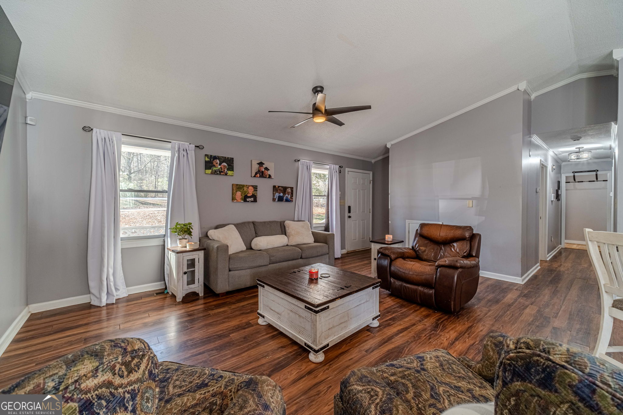 2811 High Shoals Road Good Hope, GA 30641 - Photo 5 of 37 a living room with furniture and a wooden floor