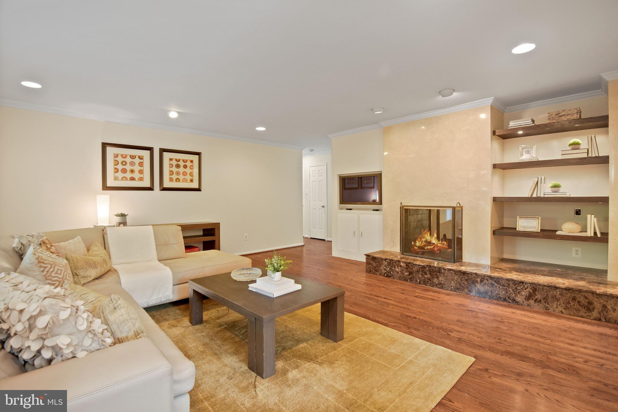 902 Ridge Drive McLean, VA 22101 - Photo 11 of 41 Family Room with Fireplace