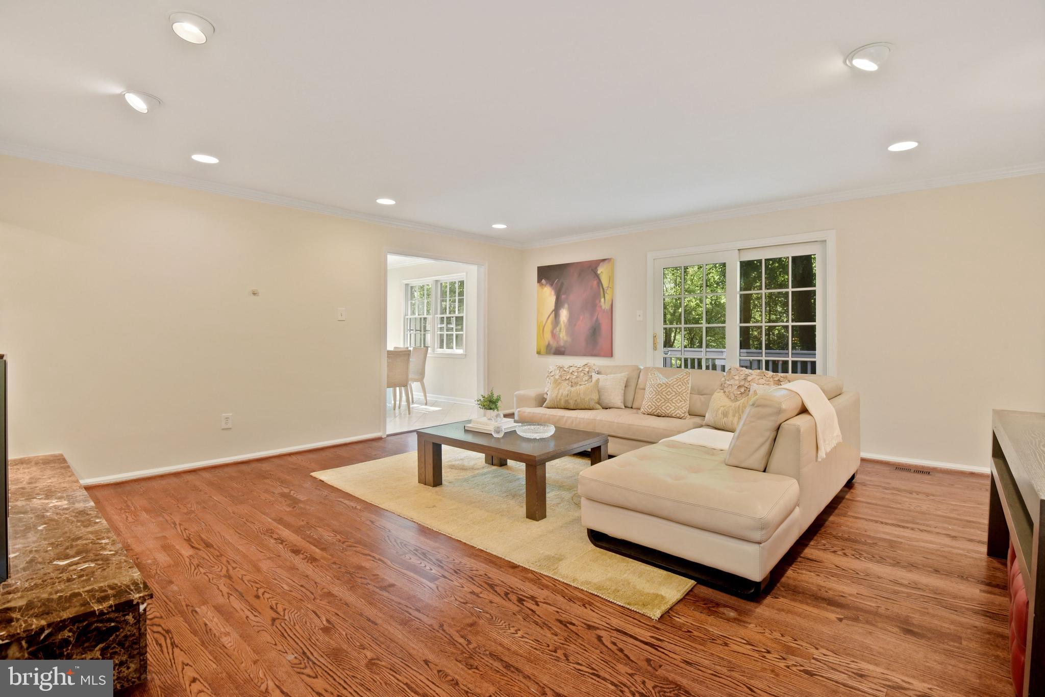 902 Ridge Drive McLean, VA 22101 - Photo 12 of 41 Family Room with French Doors to Rear Deck