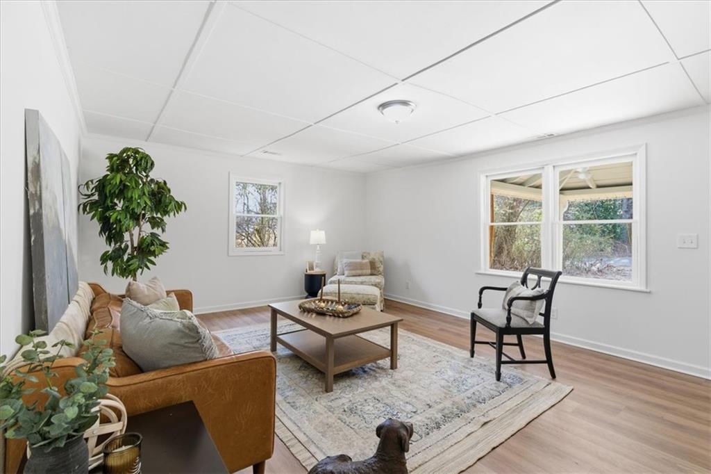 344 Colbert Road Dallas, GA 30132 - Photo 6 of 29 a living room with furniture and a potted plant