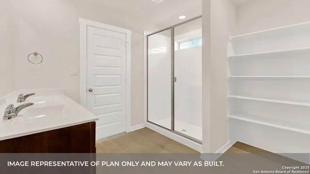 a view of a bathroom with a sink