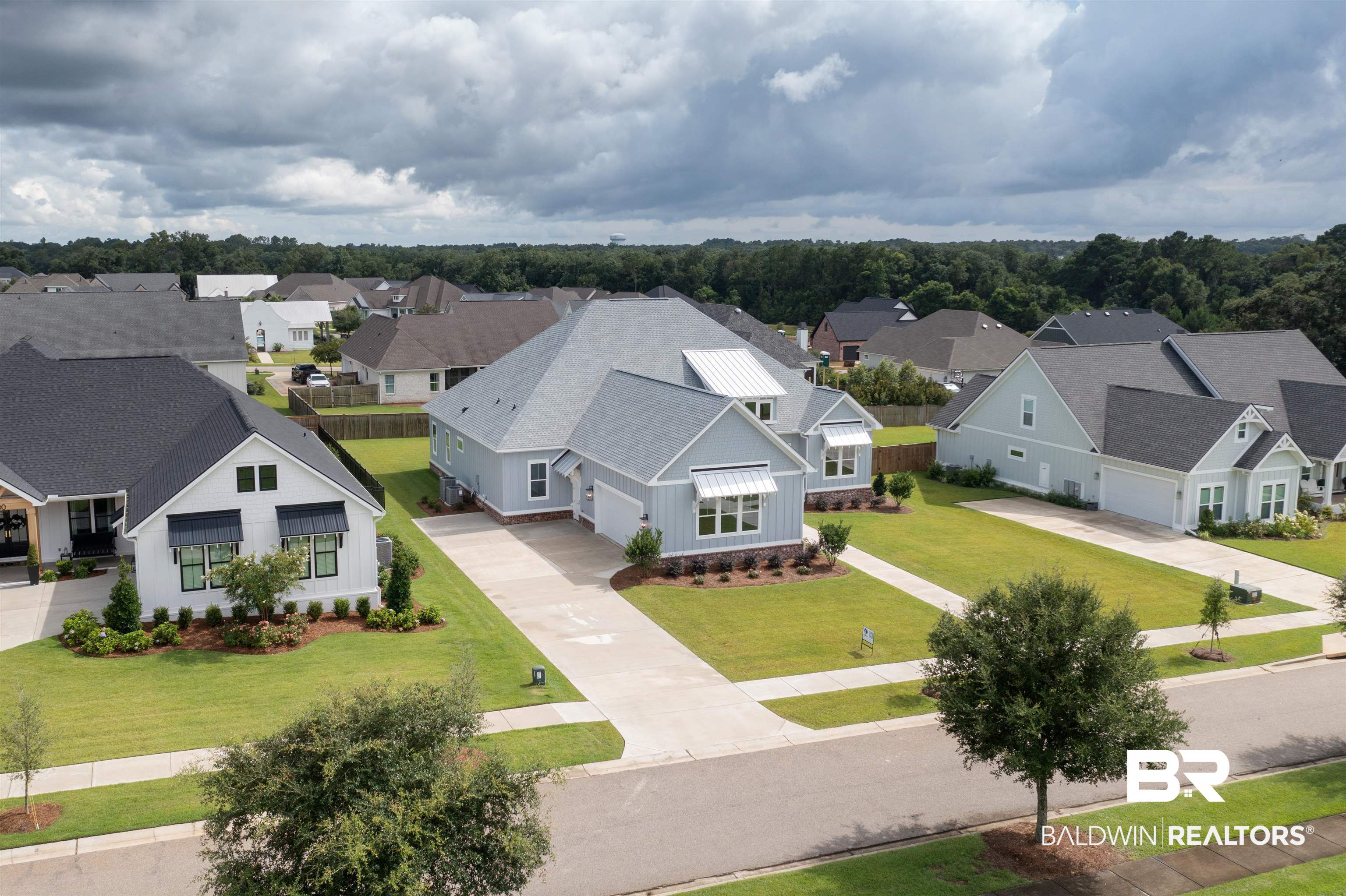 10912 Catania Avenue Fairhope, AL 36532 - Photo 49 of 54 Drone photo of the home situated in The Verandas of Fairhope