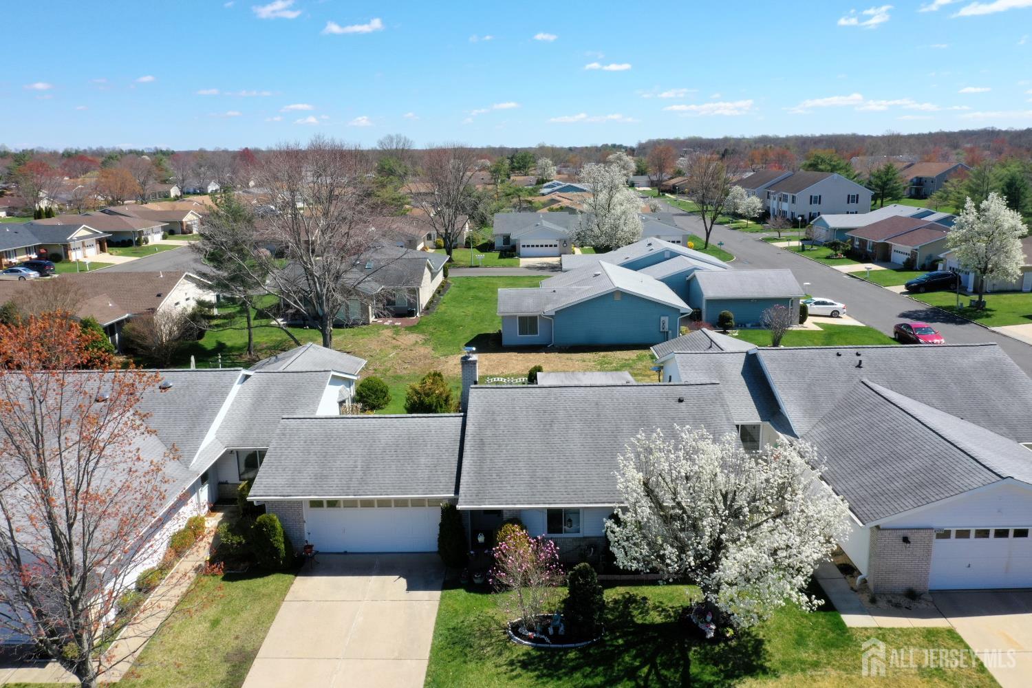 452A Closter Road, Unit B Monroe Township, NJ 08831 - Photo 37 of 46 an aerial view of a house with a garden