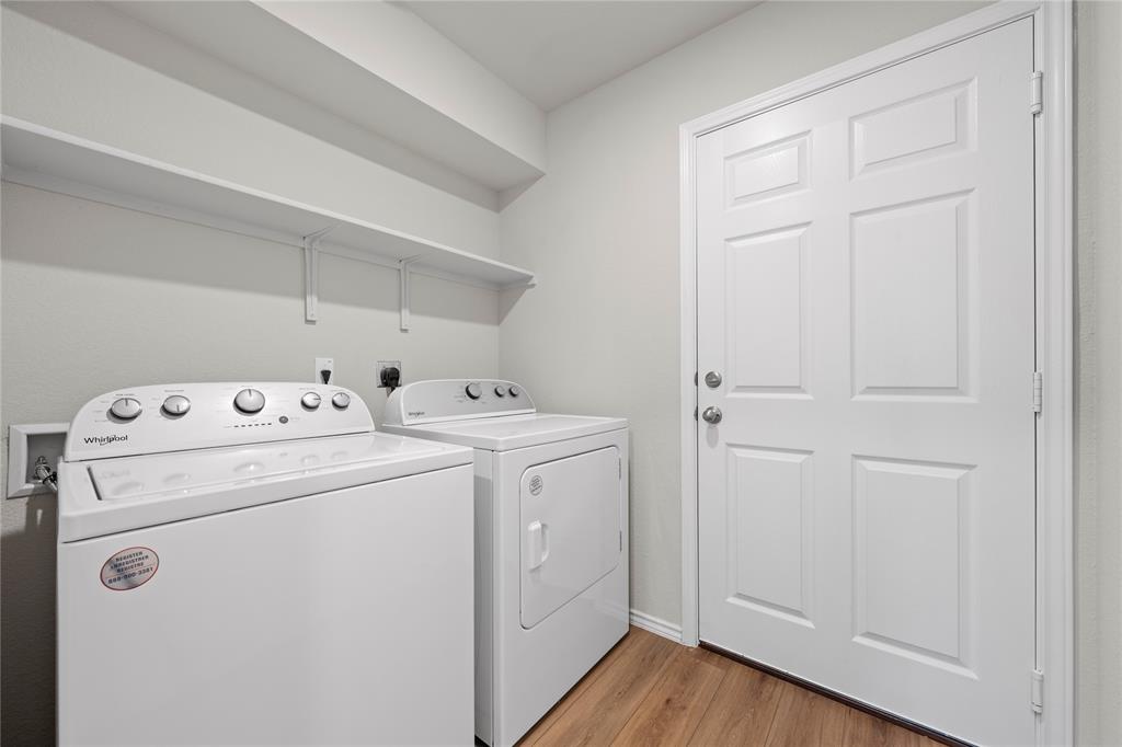 3012 Sherco Road Lorena, TX 76655 - Photo 12 of 14 a utility room with dryer and washer