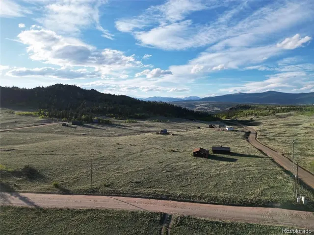 a view of a lake with a mountain