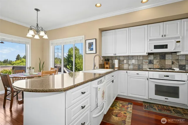 a view of balcony with yard