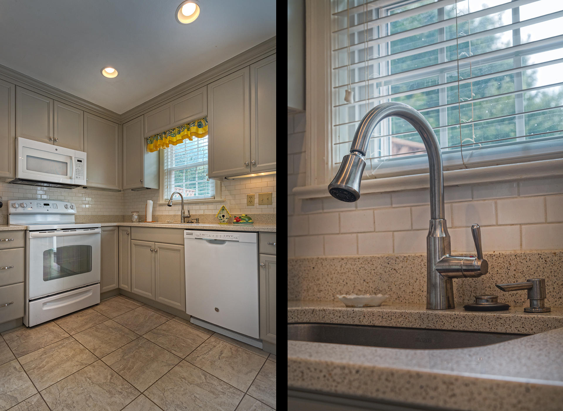 241 Knoll Road Roanoke, VA 24019 - Photo 9 of 18 a kitchen with white cabinets and white appliances