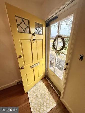 a view of an entryway