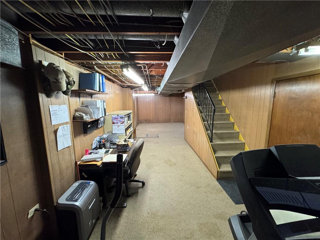 2072 Boyd School Road Wampum, PA 16157 - Photo 30 of 45 a gym room with chairs and stairs