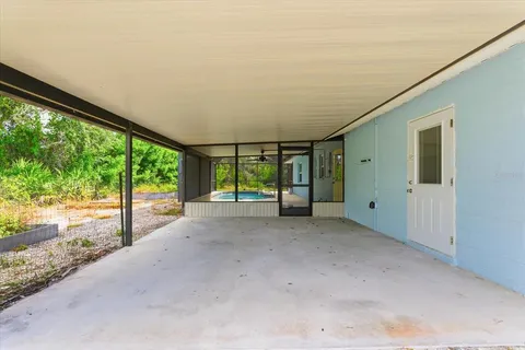 a view of a big room with large windows