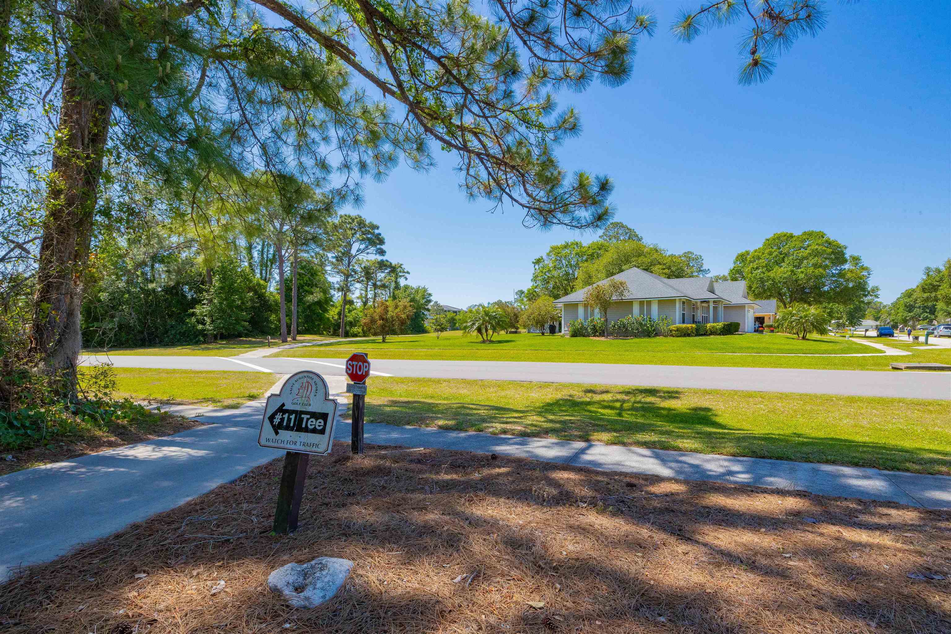 301 Graciela Circle St. Augustine, FL 32086 - Photo 34 of 84 a view of a swimming pool with a yard and a fountain