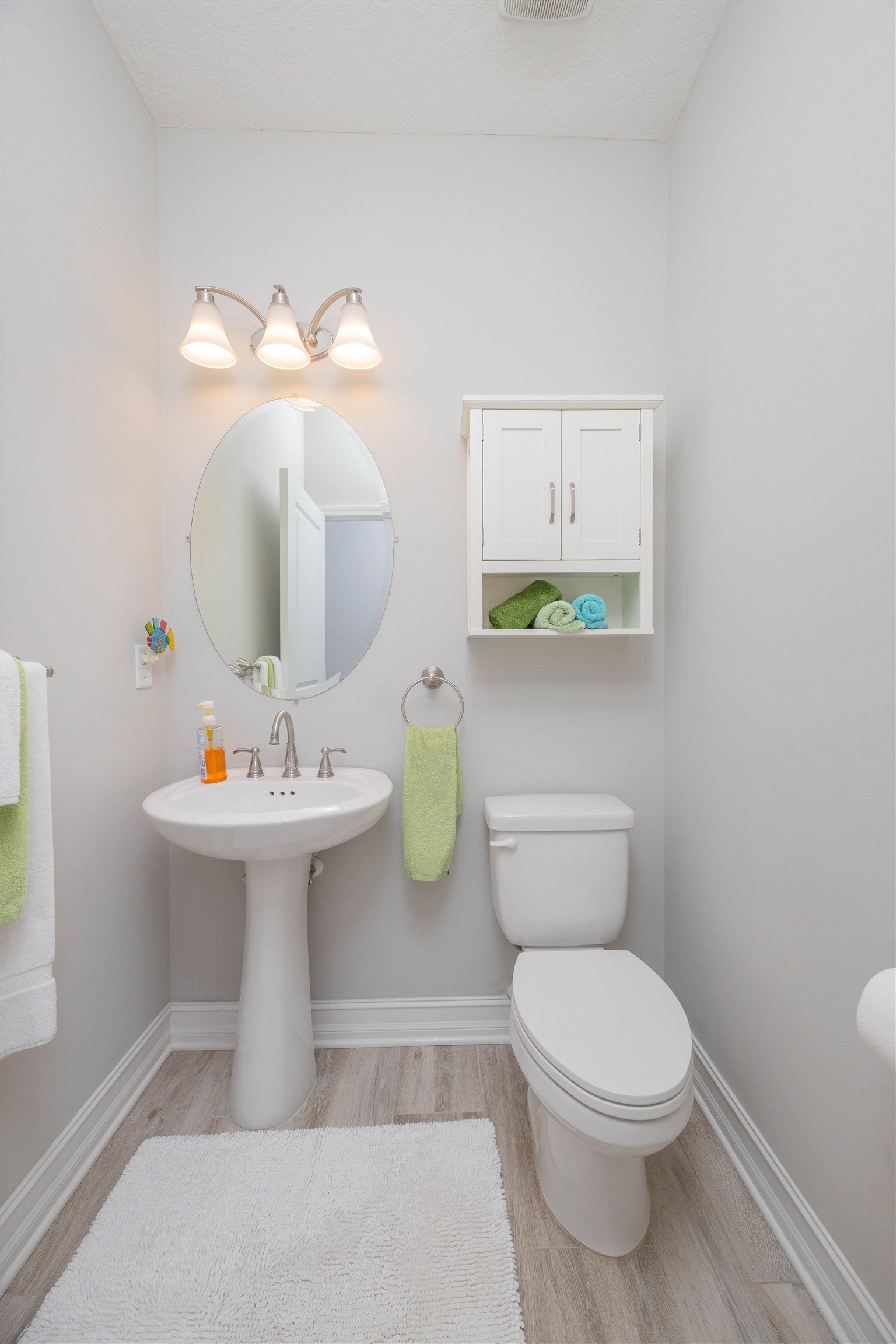 301 Graciela Circle St. Augustine, FL 32086 - Photo 57 of 84 a bathroom with a sink a toilet and mirror