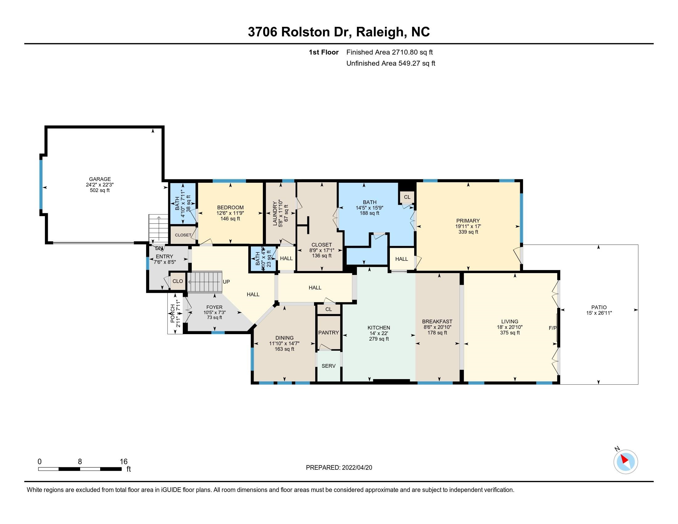 3706 Rolston Drive Raleigh, NC 27609 - Photo 45 of 46 Photo 45