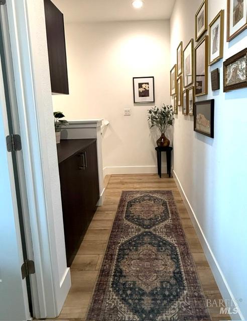 715 Rockview Road Novato, CA 94949 - Photo 22 of 35 3rd level hallway with built-in storage cabinetry