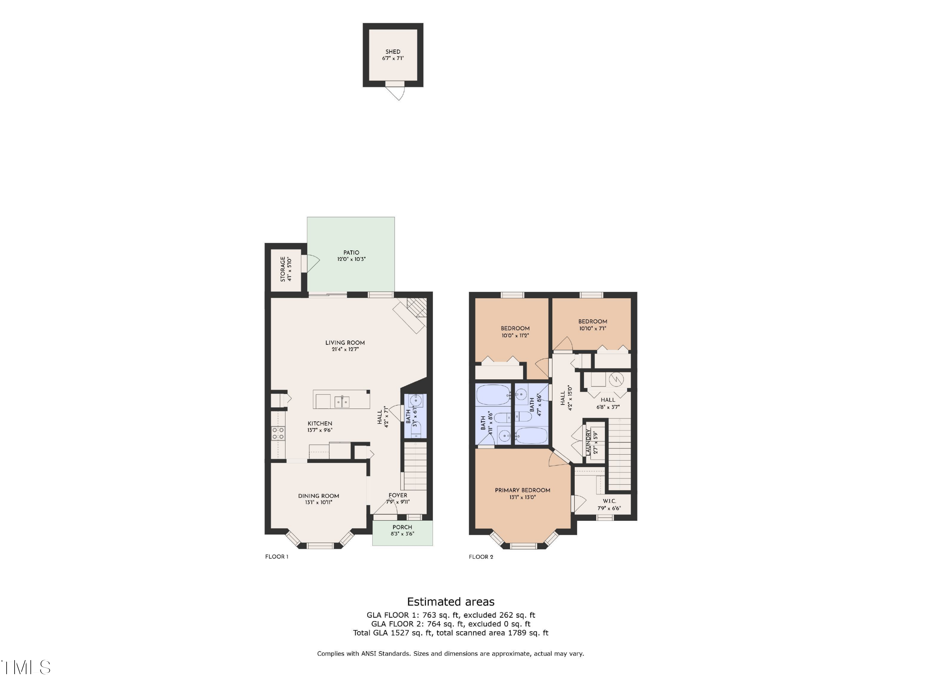4 Intrepid Court Durham, NC 27703 - Photo 23 of 25 a picture of a floor plan
