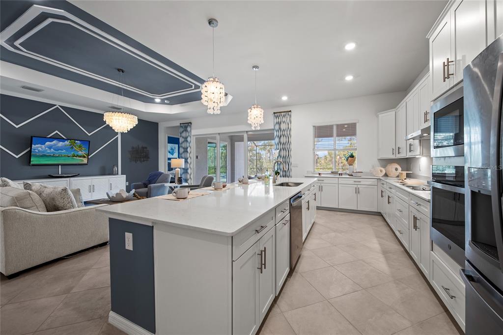 7161 Inlet Isles Lakewood Ranch, FL 34202 - Photo 10 of 29 a large white kitchen with a large window