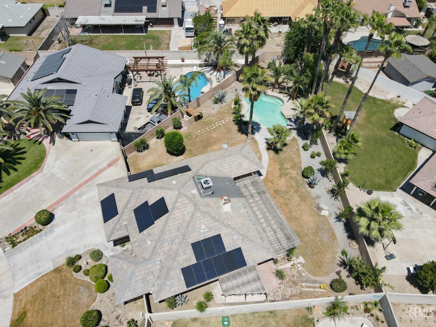 Undisclosed Address Bakersfield, CA 93307 - Photo 46 of 46 an aerial view of residential houses with outdoor space