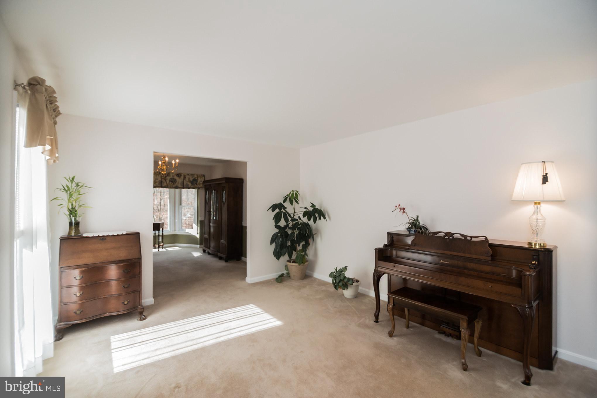 13016 Smoketown Road Woodbridge, VA 22192 - Photo 17 of 30 a living room with furniture piano and a potted plant