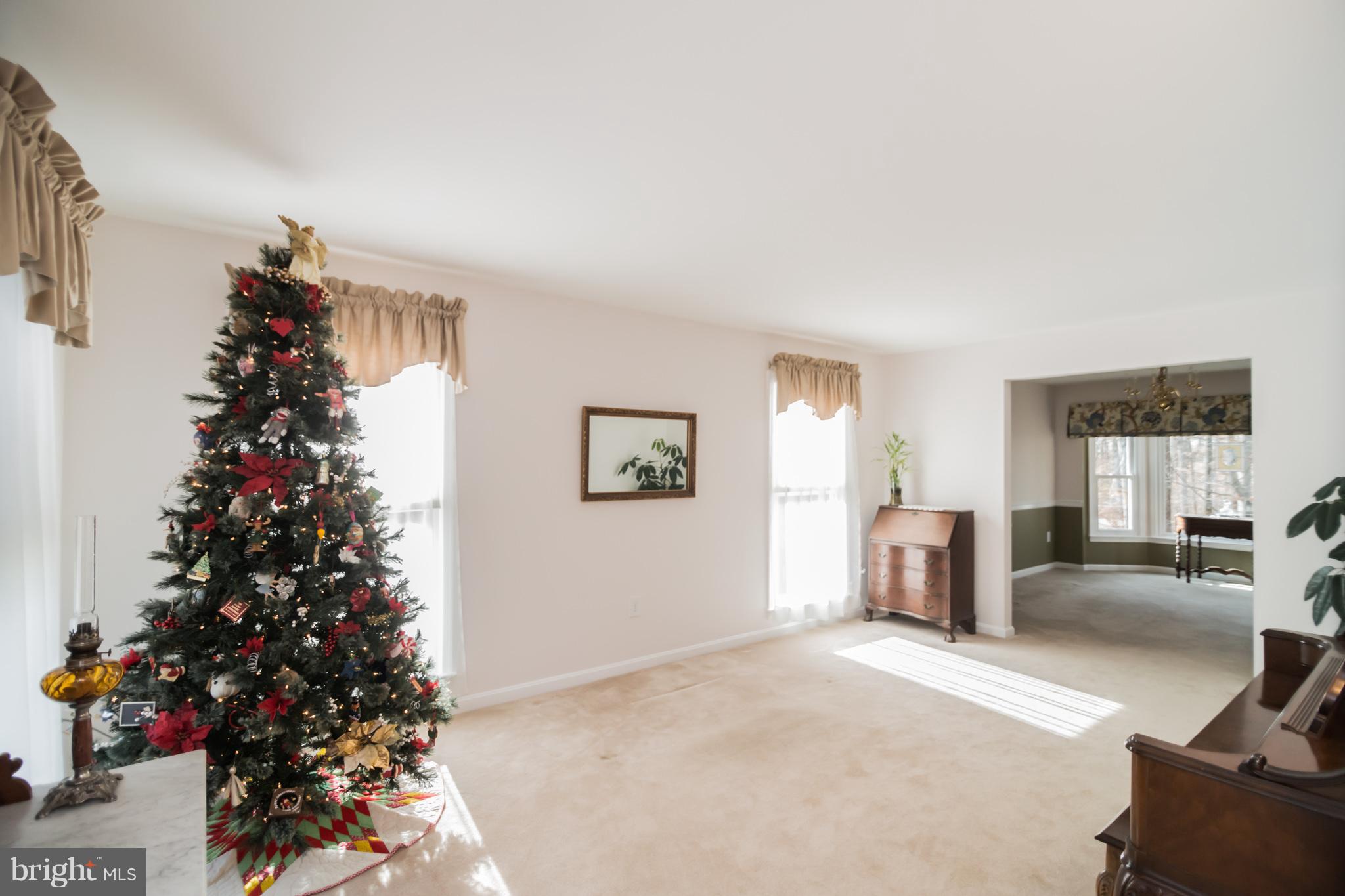 13016 Smoketown Road Woodbridge, VA 22192 - Photo 18 of 30 a living room with a christmas tree