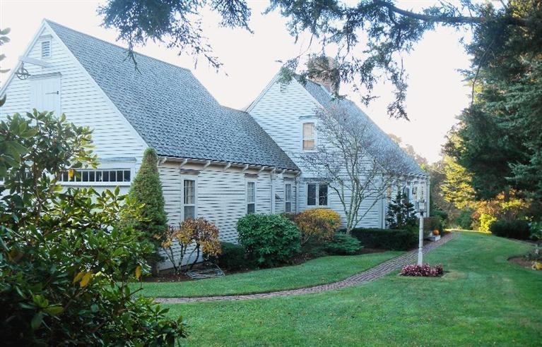 148 Point Hill Road West Barnstable, MA 02668 - Photo 1 of 35 a aerial view of a house next to a big yard and large trees