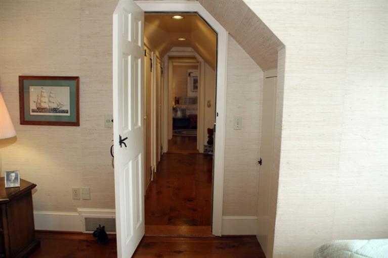 148 Point Hill Road West Barnstable, MA 02668 - Photo 21 of 35 a view of a hallway with wooden floor and closet