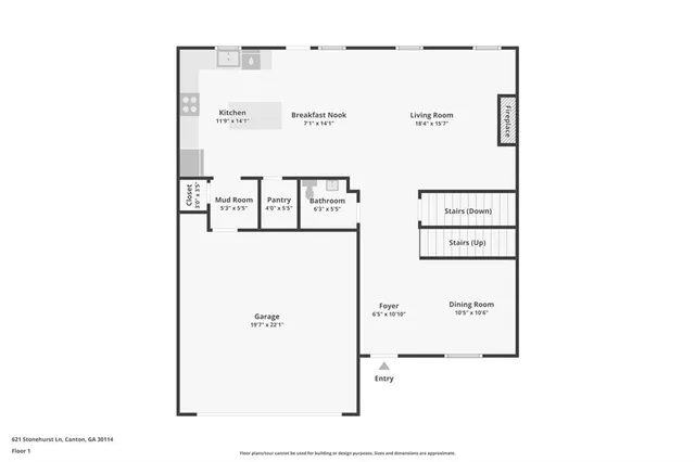 $544,900 | 621 Stonehurst Lane, Canton, GA 30114