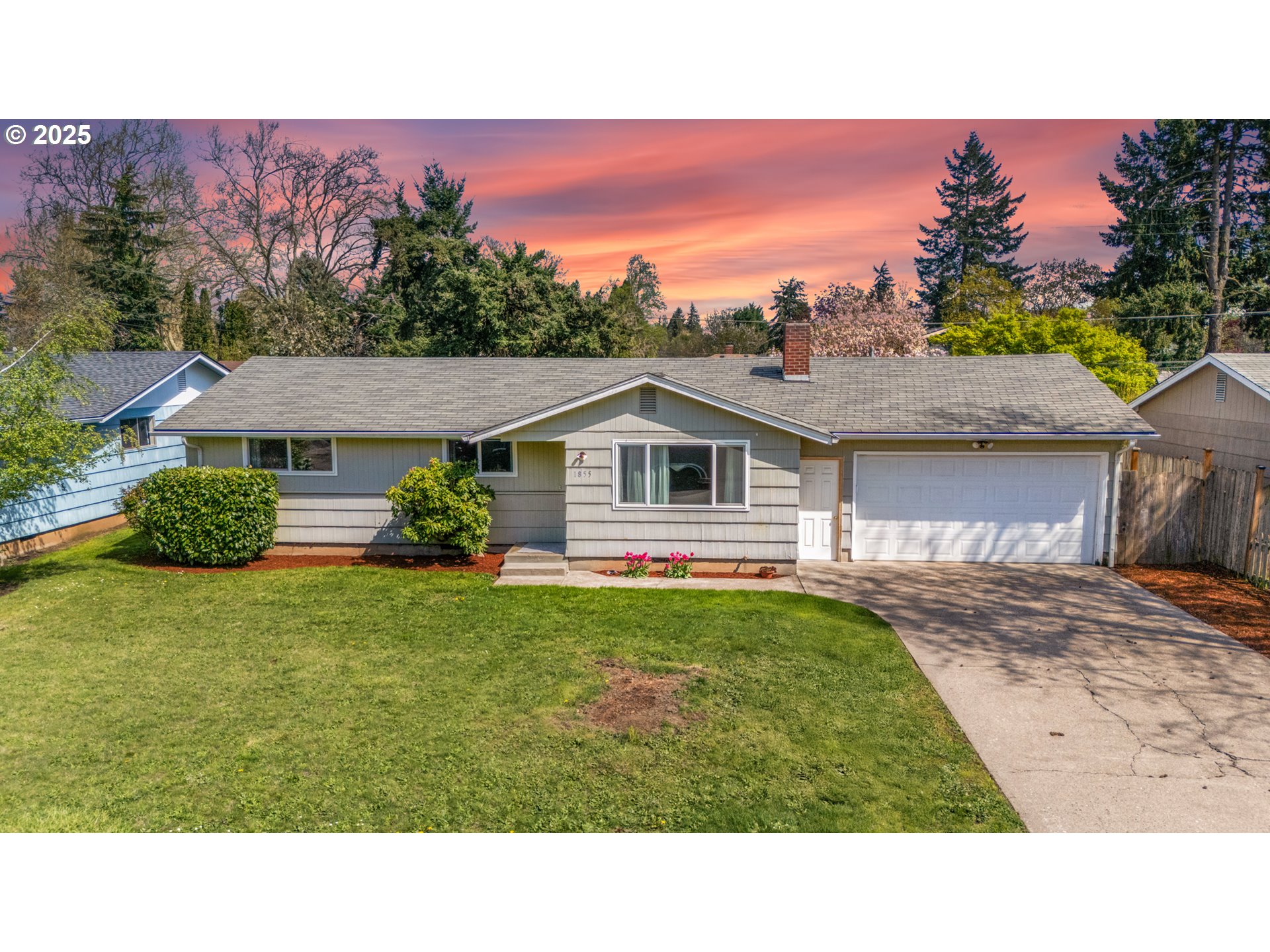 1855 Alderwood Street Eugene, OR 97404 - Photo 2 of 31 a bathroom with a sink and a yard
