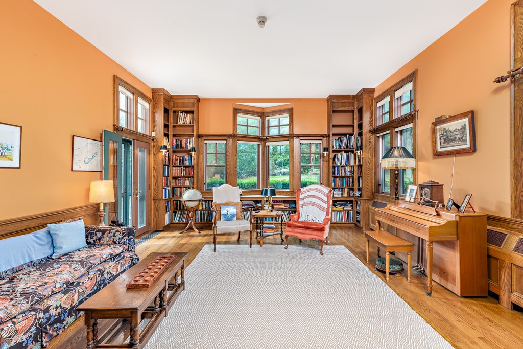 147 Beavertail Road Jamestown, RI 02835 - Photo 26 of 46 Library with side patio.