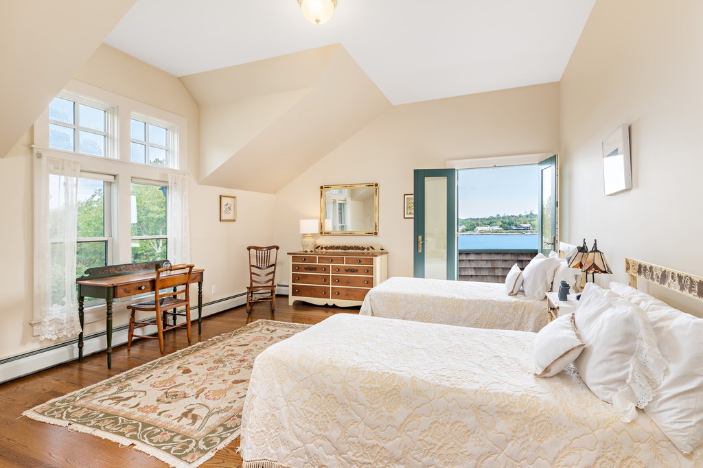 147 Beavertail Road Jamestown, RI 02835 - Photo 33 of 46 Guest bedroom with balcony facing east.