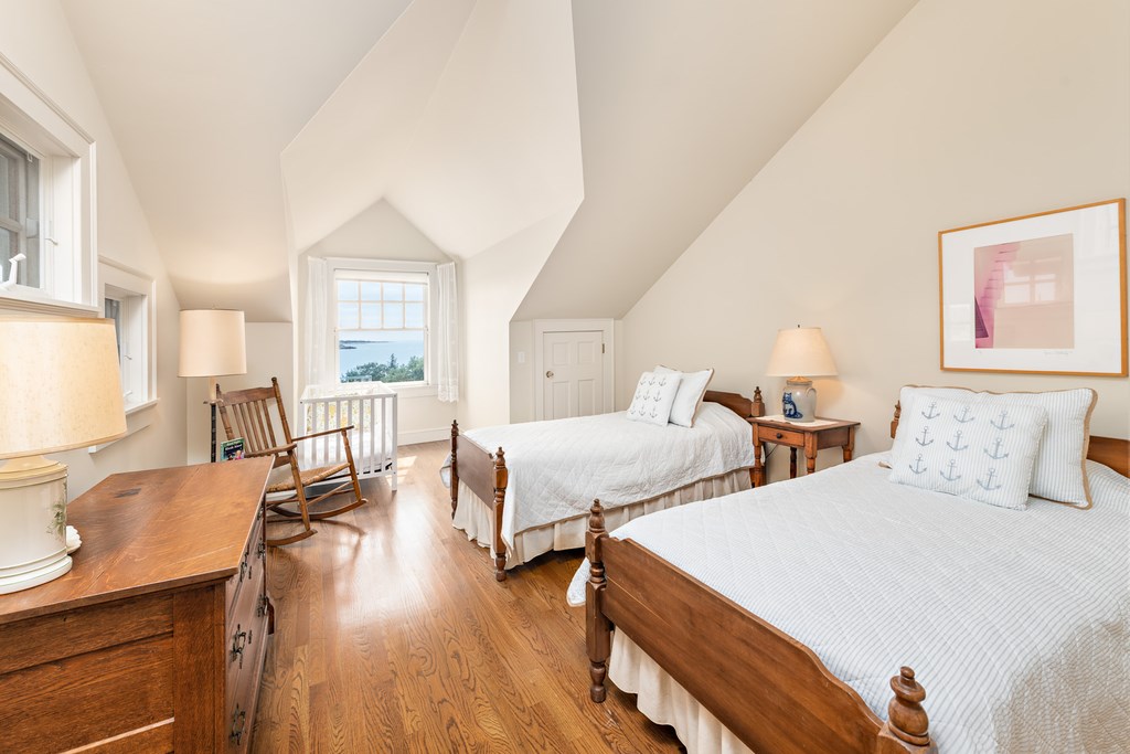 147 Beavertail Road Jamestown, RI 02835 - Photo 36 of 46 Guest bedroom with water views.