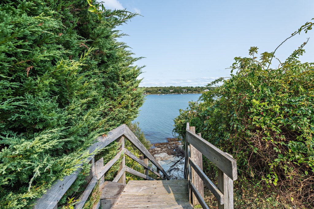 147 Beavertail Road Jamestown, RI 02835 - Photo 7 of 46 Private staircase to water.
