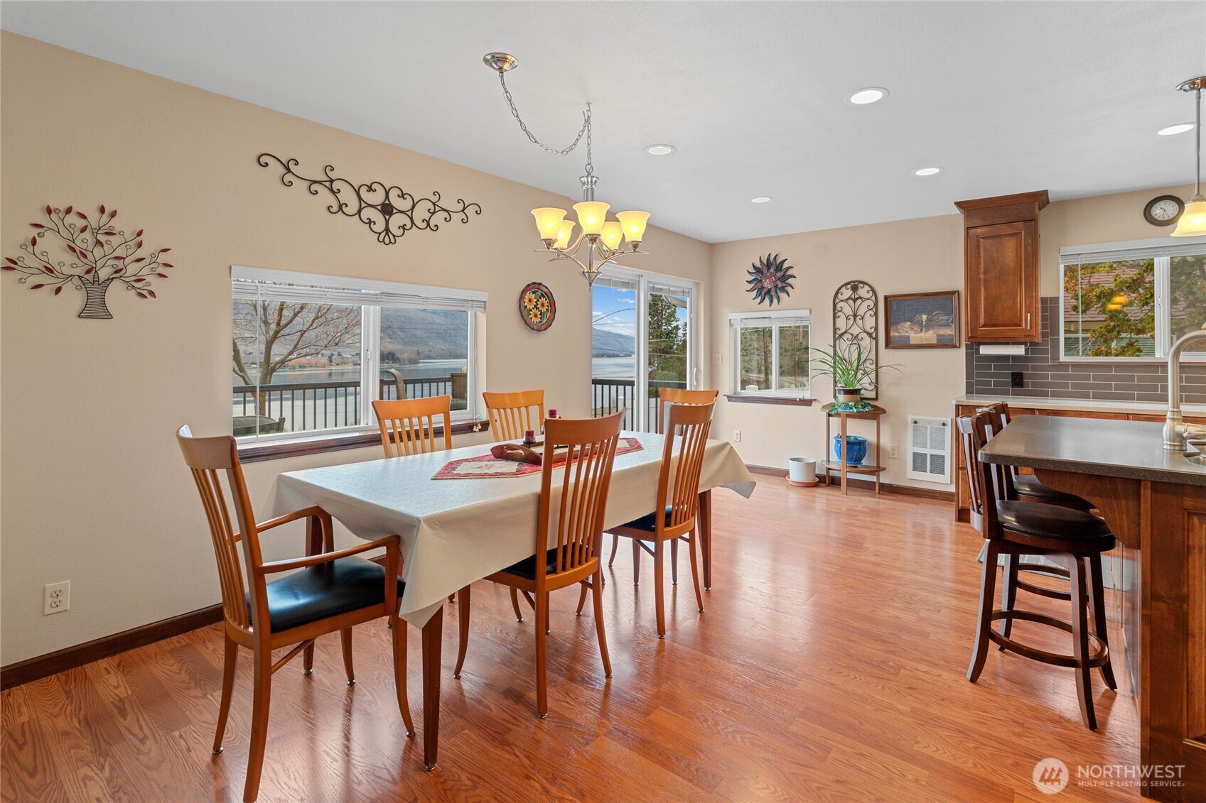 2548 Entiat Way Entiat, WA 98822 - Photo 10 of 40 a view of a a dining room with furniture window and wooden floor
