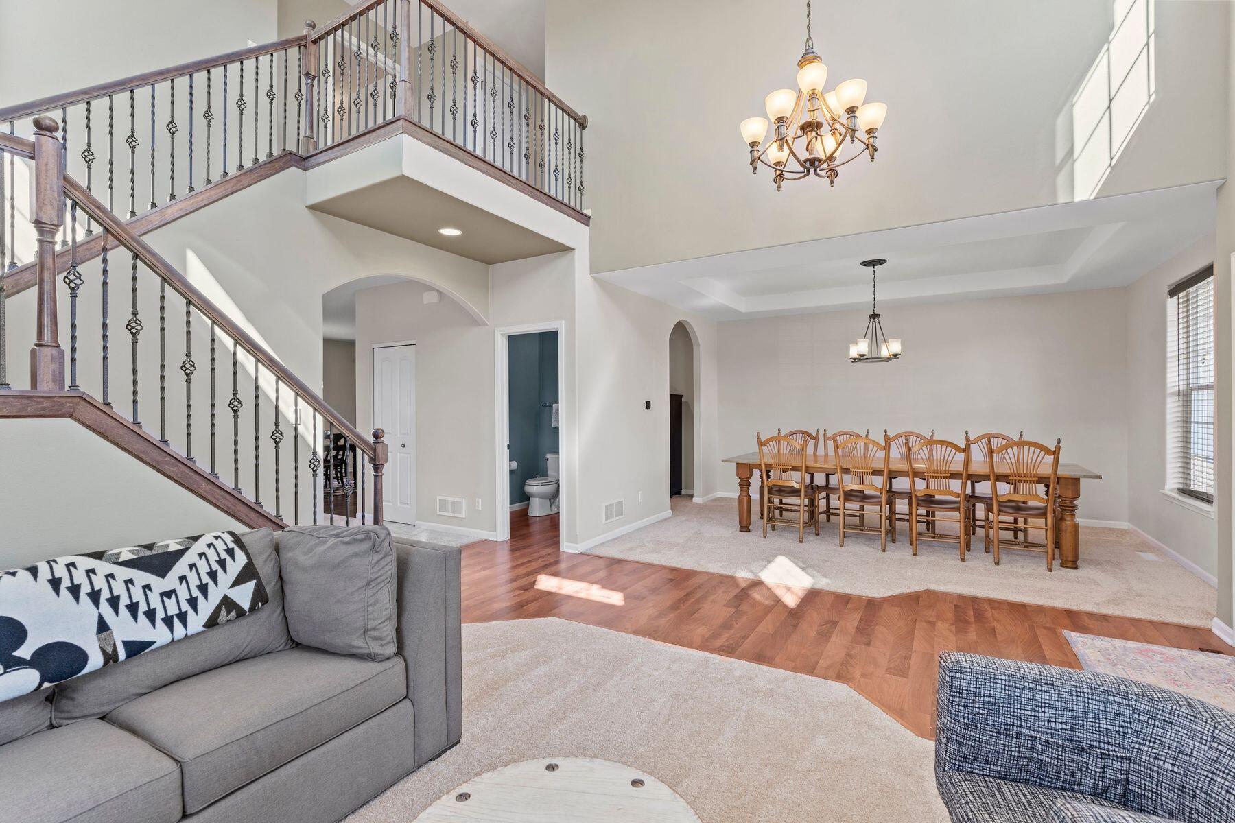 1866 River Lakes Road South Oconomowoc, WI 53066 - Photo 3 of 41 Two-Story Living Room