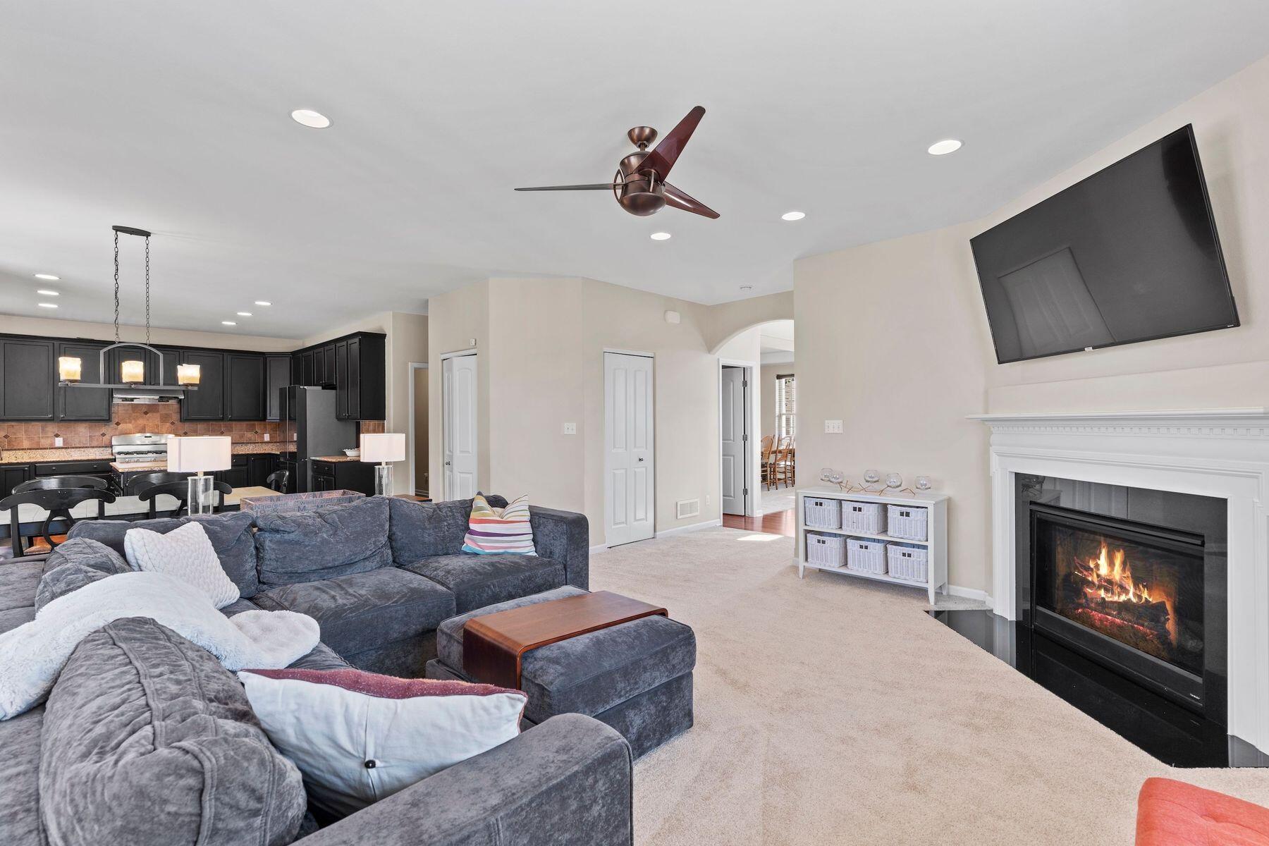 1866 River Lakes Road South Oconomowoc, WI 53066 - Photo 7 of 41 Family Room Opens to Kitchen