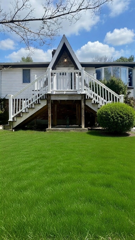 5 Flintlocke Road Franklin, MA 02038 - Photo 27 of 34 a view of a house with a backyard
