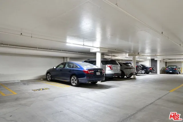 a car parked in a parking