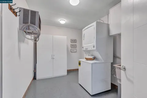 a room with storage and utility