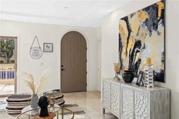 a view of a entryway door with interior