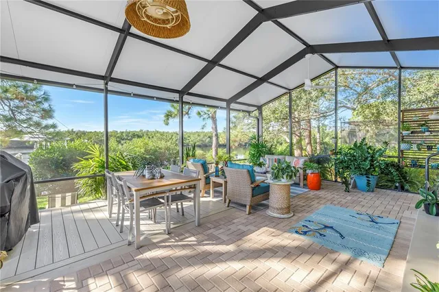 a view of entryway with furniture and a potted plant